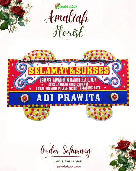 Papan Bunga Ucapan Selamat Sikabu